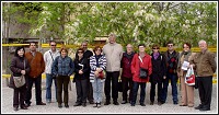 Grupo de socios en el Campus de Espinardo en la jornada del 17 de abril