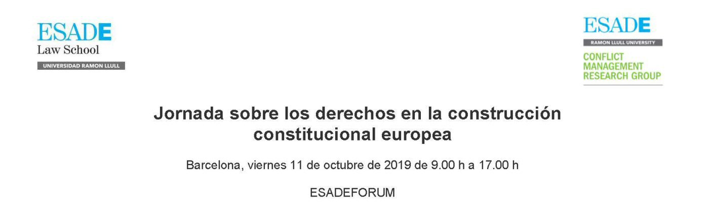 Imagen de carrusel Workshop Rights in the construction of Europe - Barcelona