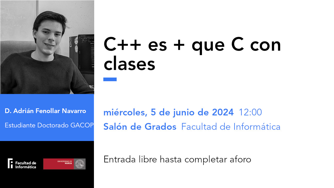 Charla en la FIUM: «C++ es + que C con clases»