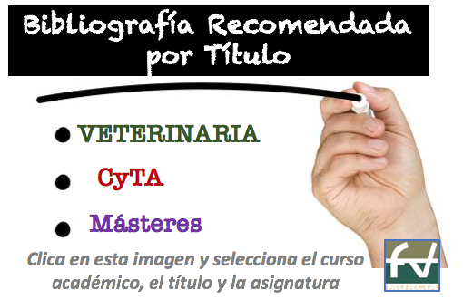 Bibliografía recomendada FVETUMU