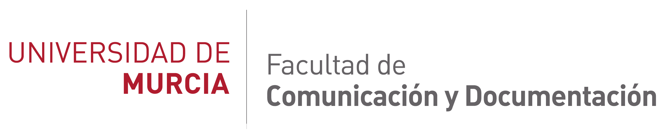 logo de la Facultad de Comunicación y Documentación UMU (provisional)