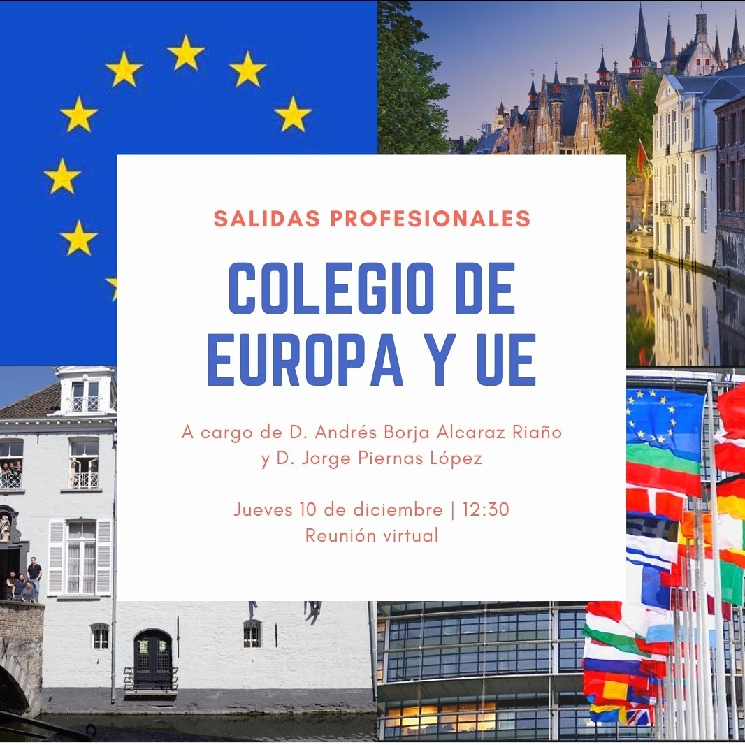 Charla sobre salidas profesionales en la Unión Europea y Colegio de Europa
