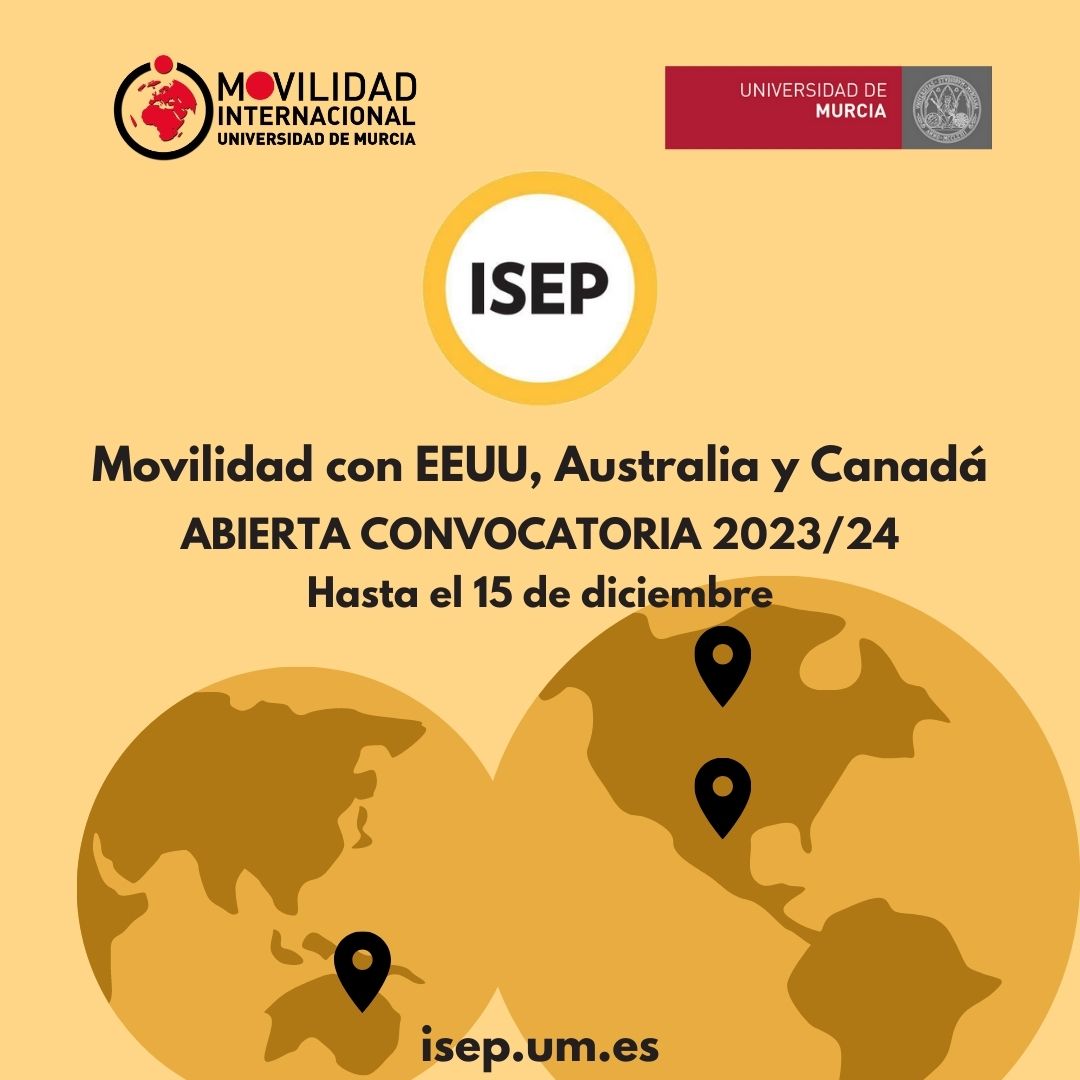 Abierto el plazo de solicitud del Programa ISEP de movilidad con EE.UU., Australia y Canadá hasta el 15 de diciembre
