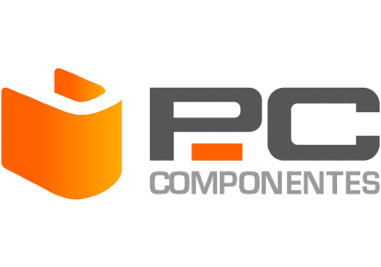 Logotipo de PcComponentes, que se suma a la campaña de la Universidad de Murcia #NingúnEstudianteAtrásUMU