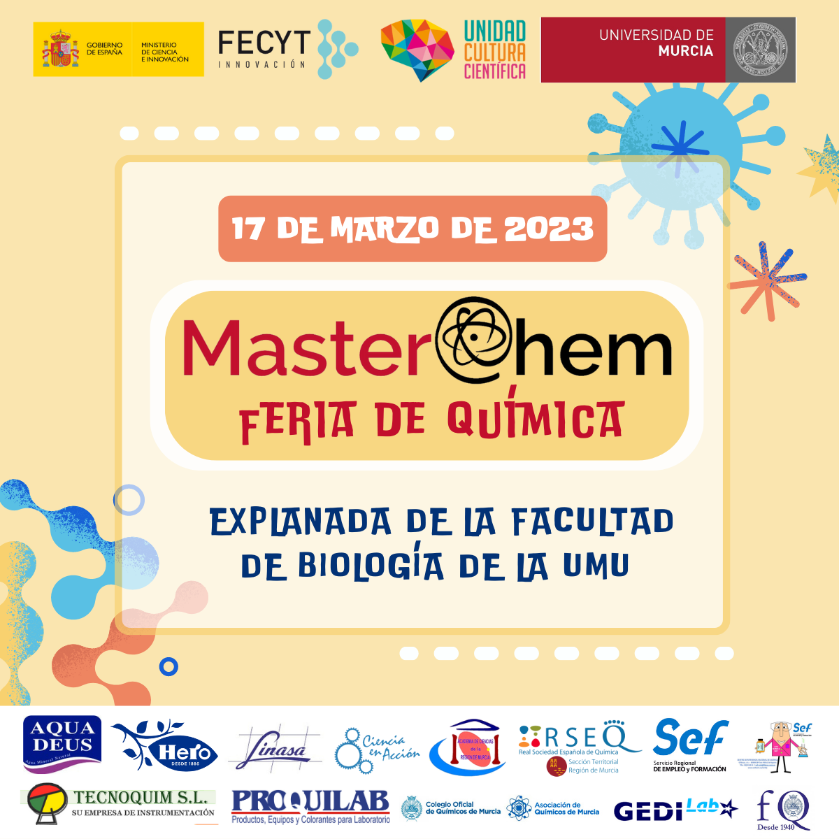 cartel feria masterchem