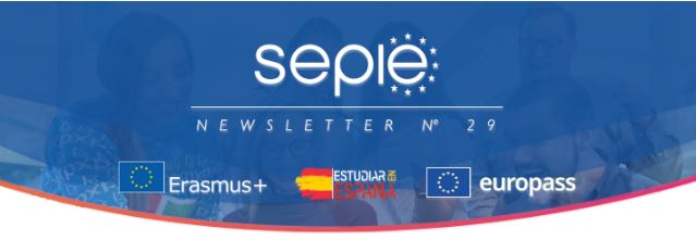 Publicado el newsletter del Servicio Español para la Internacionalización de la Educación (SEPIE) nº 29 2020: Semana Europea de la Formación Profesional y Acciones Centralizadas Erasmus+