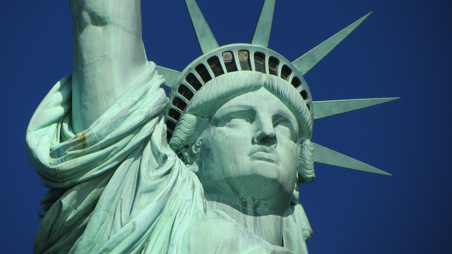 Cabeza de la estatua de la libertad de Nueva York
