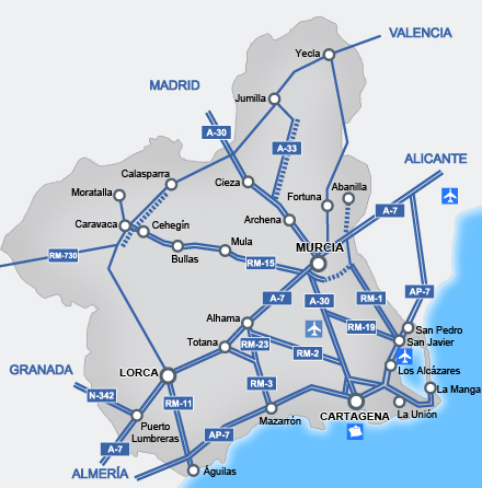 Mapa de carreteras