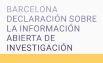 declaración de Barcelona de información en abierto para la investigación