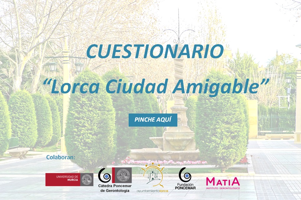 Portada cuestionario "Lorca Ciudad Amigable"