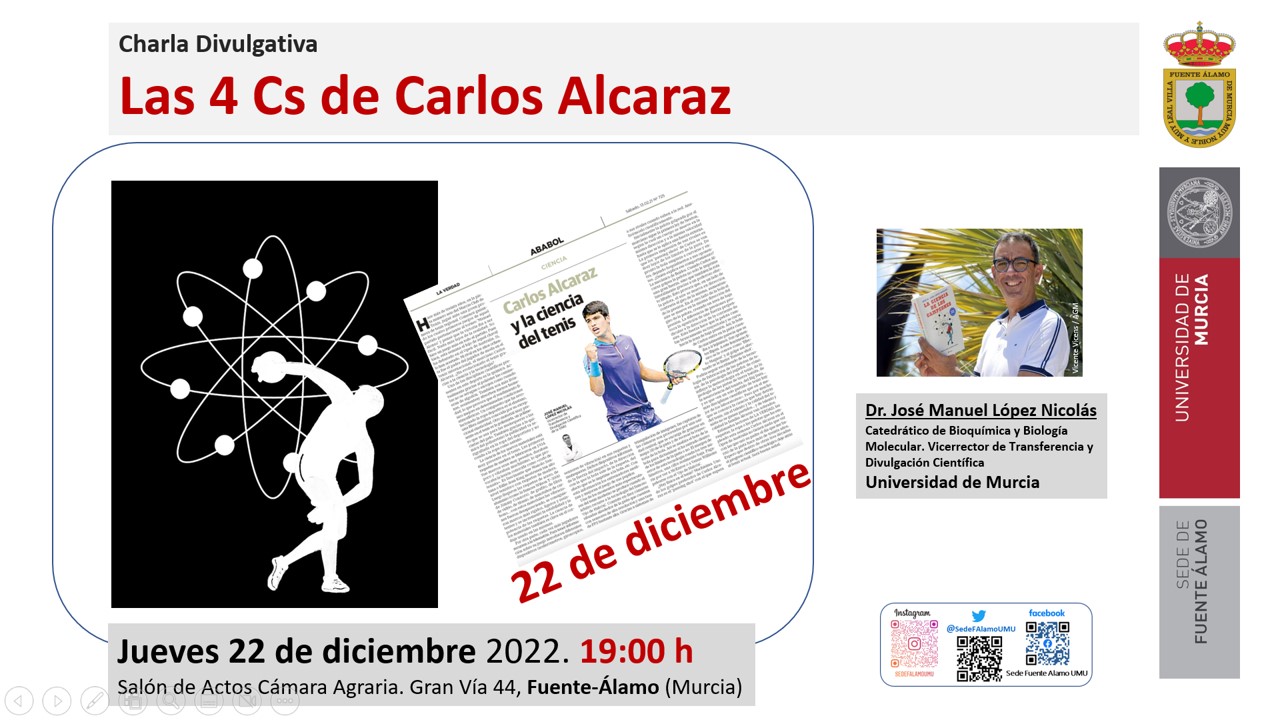Charla las 4CS de Carlos Alcaraz. 22 diciembre 2022
