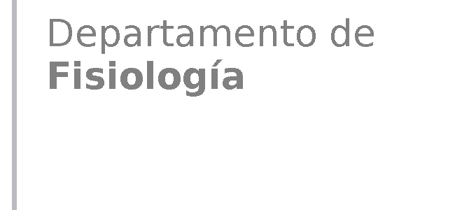 Departamento de Fisiología