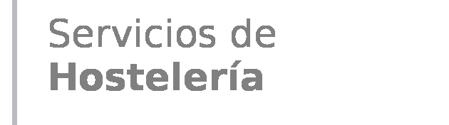 Servicios de Hostelería