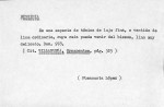 Ficha escaneada con el texto para la entrada bissinia