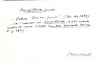 Ficha escaneada con el texto para la entrada harpillera