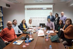 Reunión de socios del proyecto en Madrid, abril de 2018
