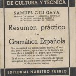 Resumen práctico de Gramática Española