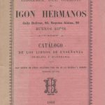 Colegio de Igón Hermanos 1883.