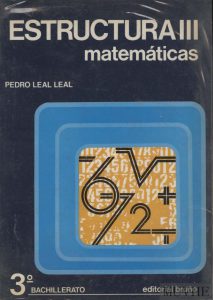 Estructura III. Matemáticas. Curso 3.º BUP.