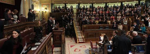 Sesión constitutiva de las Cortes, el pasado 13 de enero.